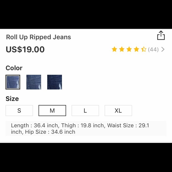 Ripped Skinny Jeans M - Picture 5 of 5